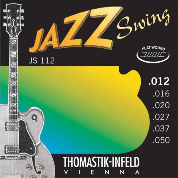 新規購入 Thomastik-Infeld GB112 GEORGE BENSON JAZZ STRINGS Flat Wound  フラットワウンドギター弦