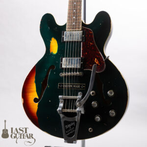 Lasting LES-335MB Multi-layer Heavy aged finish w/ Bigsby British Racing Green