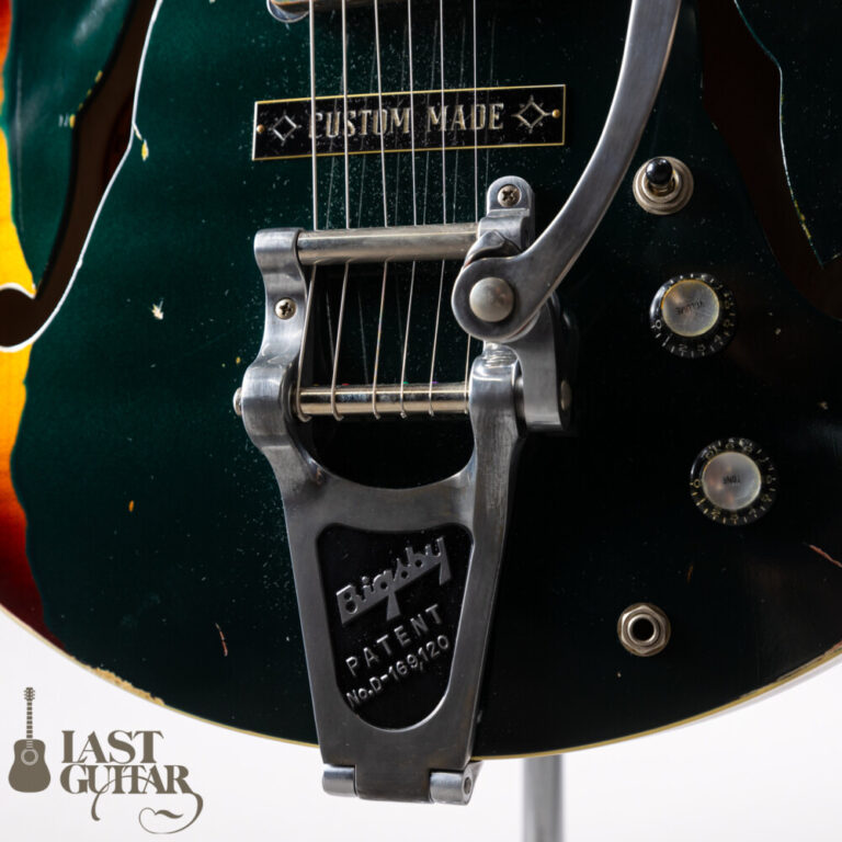 Lasting LES-335MB Multi-layer Heavy aged finish w/ Bigsby British Racing Green