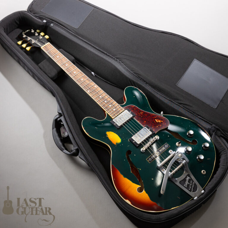 Lasting LES-335MB Multi-layer Heavy aged finish w/ Bigsby British Racing Green